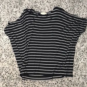 Black striped Top